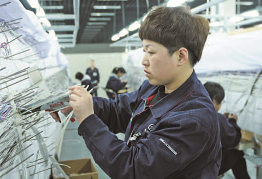 双手织就航空梦——记全国三八红旗手、航空工业沈飞线束厂技师郑秋菊 双手织就航空梦——记全国三八红旗手、航空工业沈飞线束厂技师郑秋菊